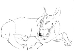 Boulie van Bobbie, Doorn 2000, snelle schetsen door Benja Maton (gesleept) 2